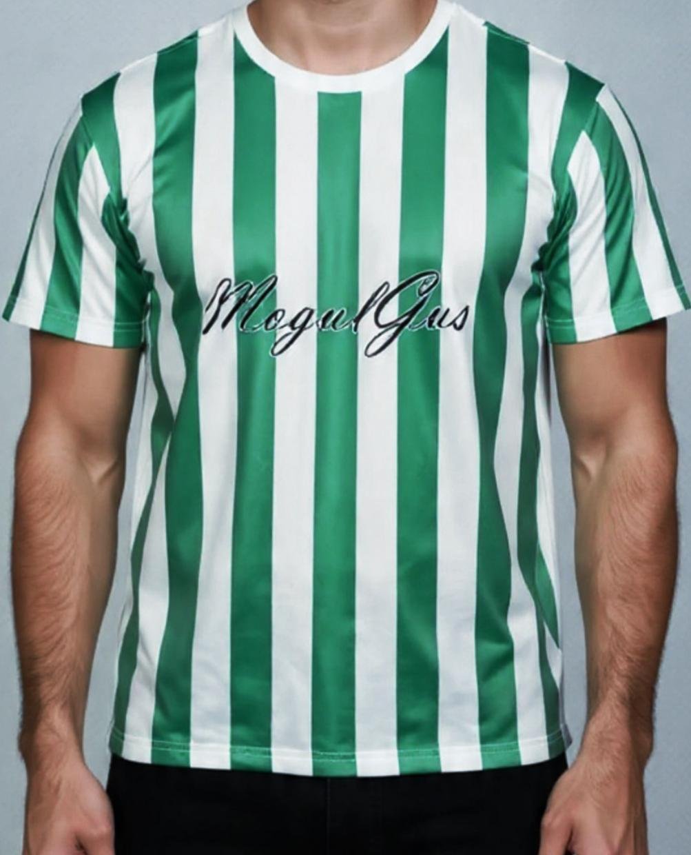 WhatsApp Image 2026-01-21 at 10.22.02 PM Mogulgus White & Green Strip Shirt - Image 1