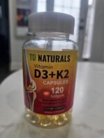TD Naturals Vitamin D3 + K2 Capsules - Image 2